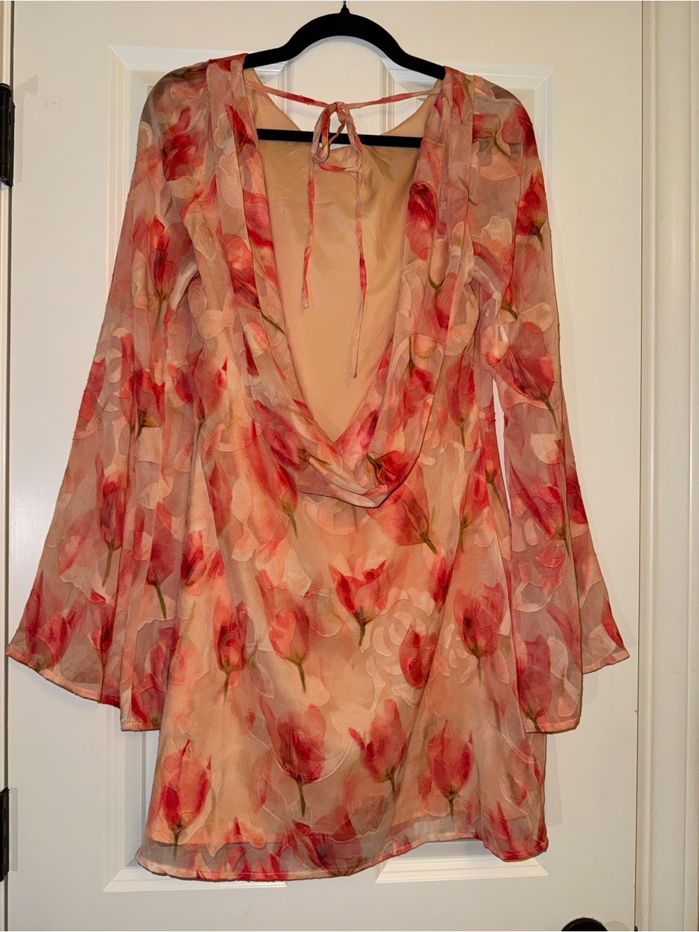 Lulus Pink Tulip Mini Dress - Picture 4 of 5